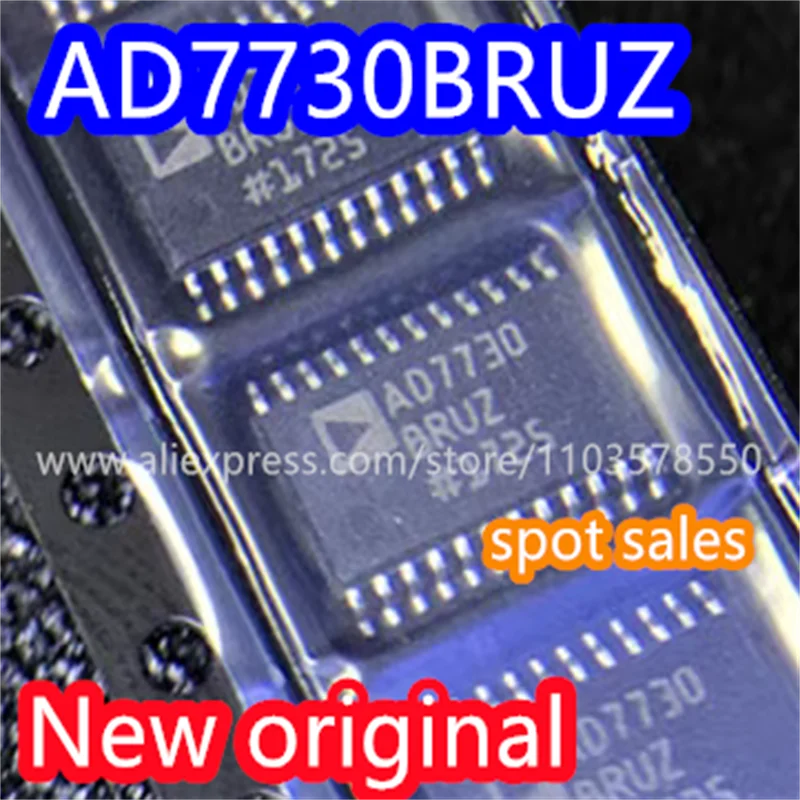 2PCS  AD7730BRZ AD7730BR Bridge Sensor IC Analog to Digital Converter Chip AD7730BRUZ AD7730BRU Brand New Original