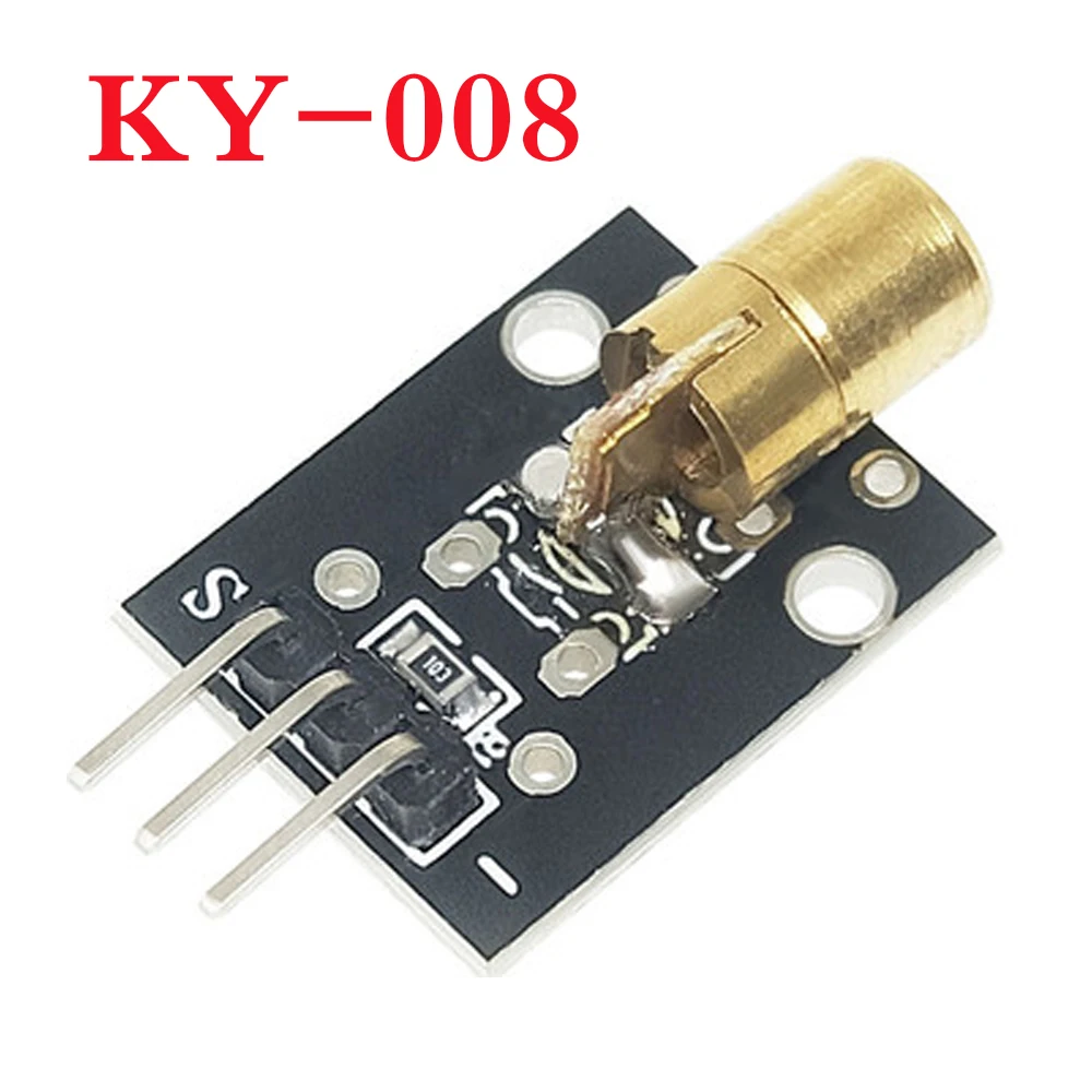 Module émetteur Laser KY-008 pour Arduino AVR PIC, 1/10 pièces