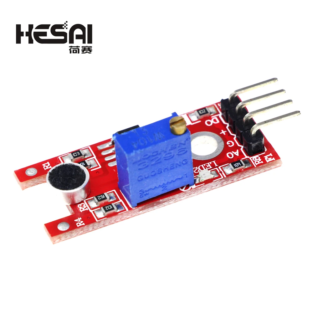 KY-038 New 4pin Voice Sound Detection Sensor Module Microphone Transmitter Smart Robot Car For arduino DIY Kit KY038