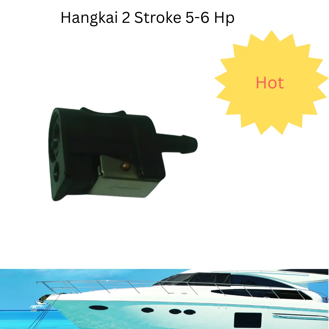 Hangkai 2-Stroke Outboard Motor Tank Hose Female Connector Boat Engine Accessory for 5-6 HP