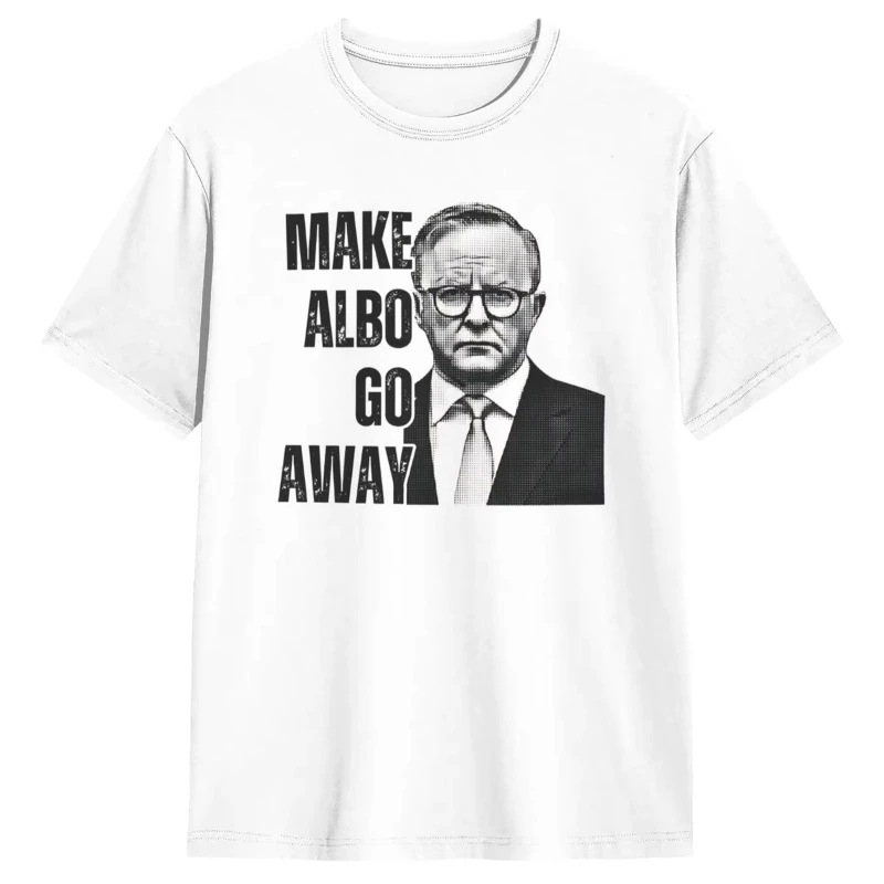 

Футболка MAKE ALBO GO AWAY, футболки в стиле Харадзюку, футболка с коротким рукавом Y2K, базовая футболка, летняя футболка из чистого хлопка с круглым вырезом, футболки больших размеров