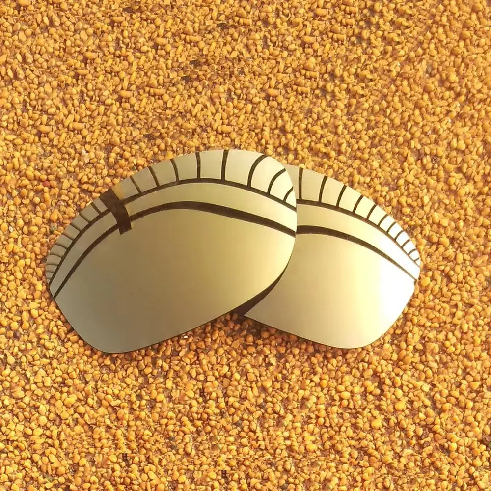 

Bronze Gold Mirrored Polarized Replacement Lenses for-Oakley Pit Bull Sunglasses Frame 100% UVA & UVB