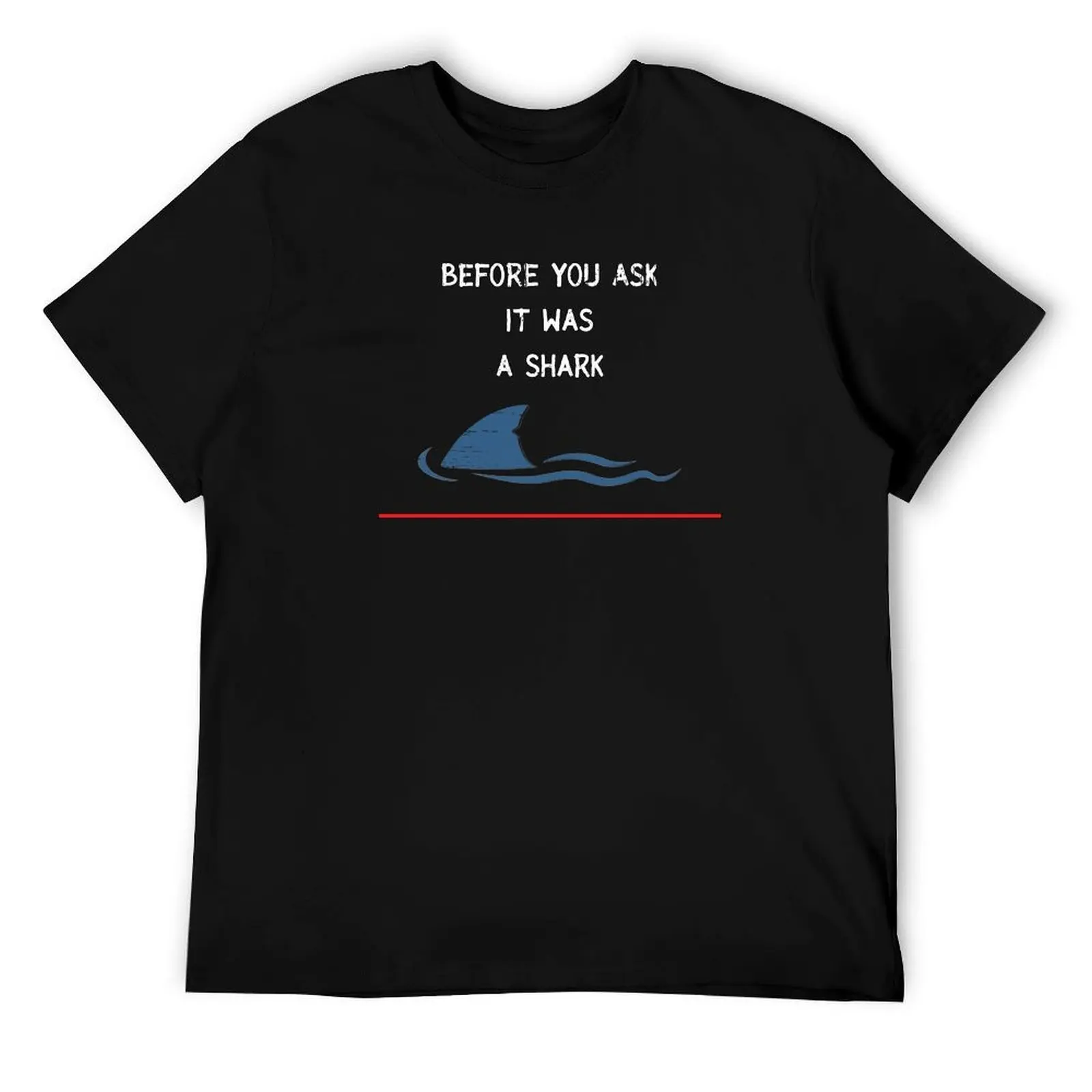 

funny amputee amputation surgery shark humor T-Shirt cotton t shirt pack printed t shirts for man T-Shirt