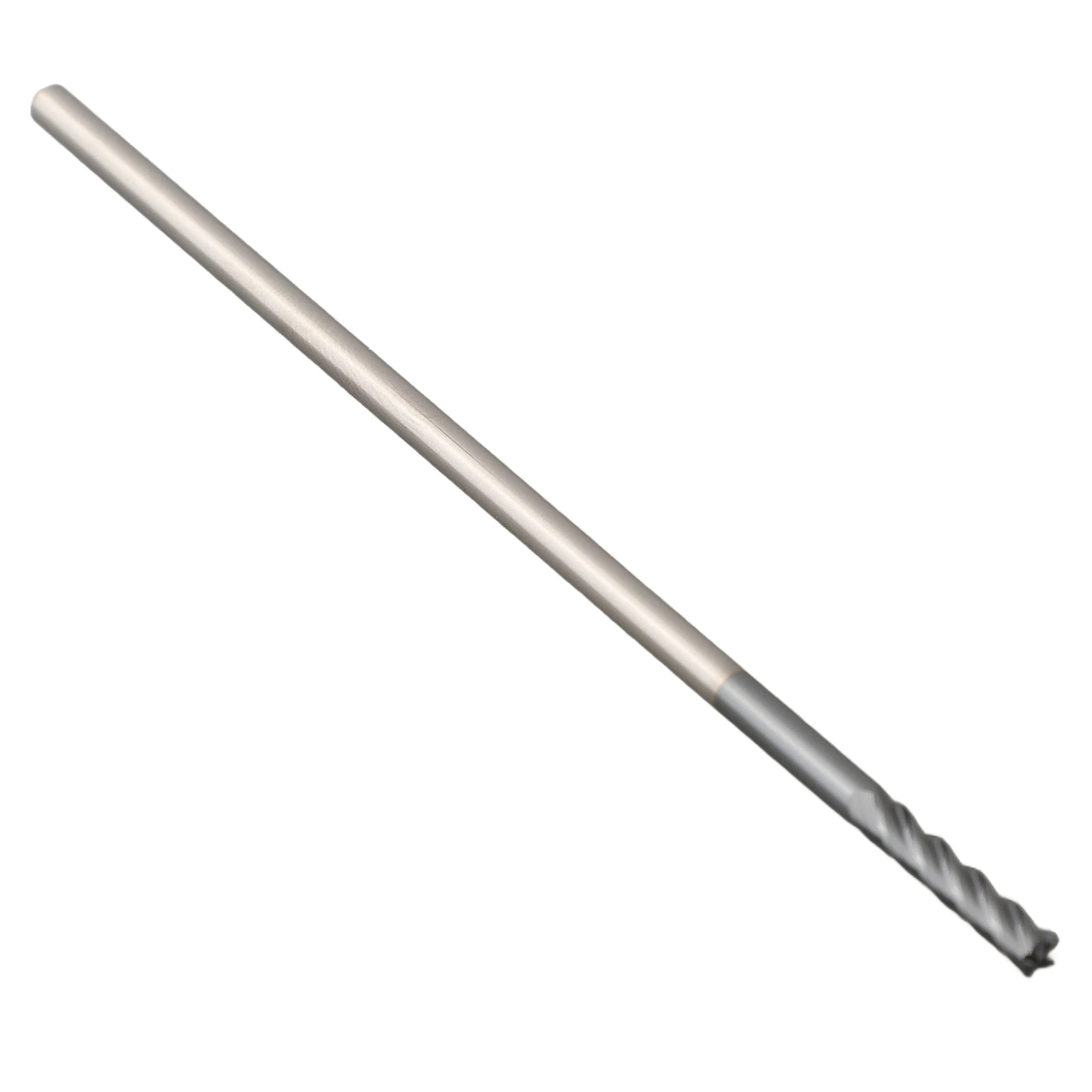 Carbide End Mill, 3MM Diameter, Extra Long Shank 100mm, 4 Flutes, CNC Milling Cutter for Efficient Alloy Steel Cutting