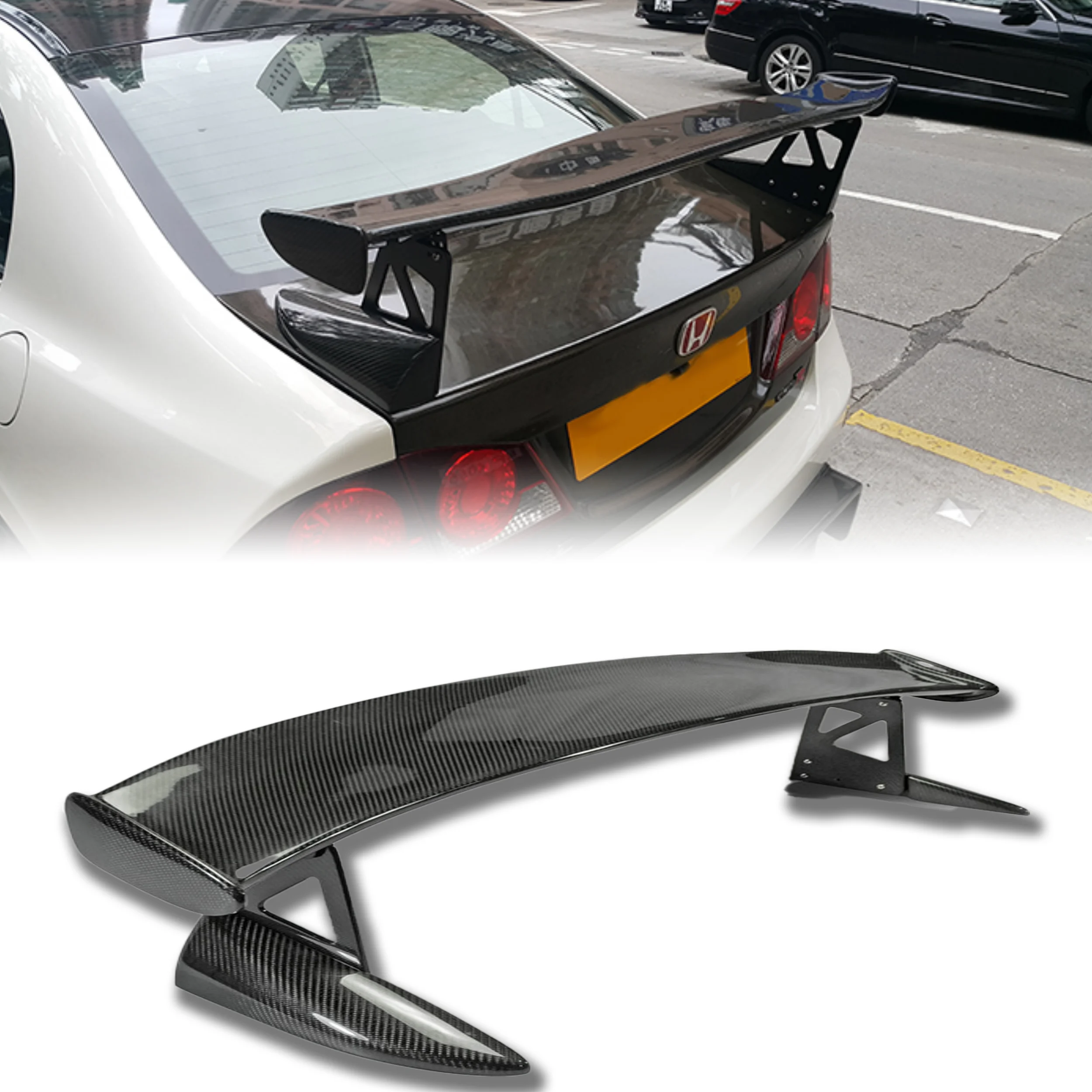 

suitable for Honda Civic 2006 4 Door FD2R Type-R Mugen Carbon Fiber Spoiler