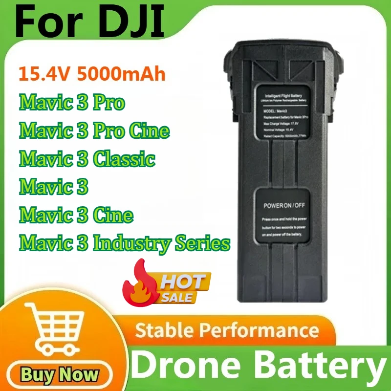 

5000mAh Battery For DJI Mavic 3 Battery Flight Time 46 Minutes Mavic 3 Pro Drone Intelligent Flight Accessories New in Stock