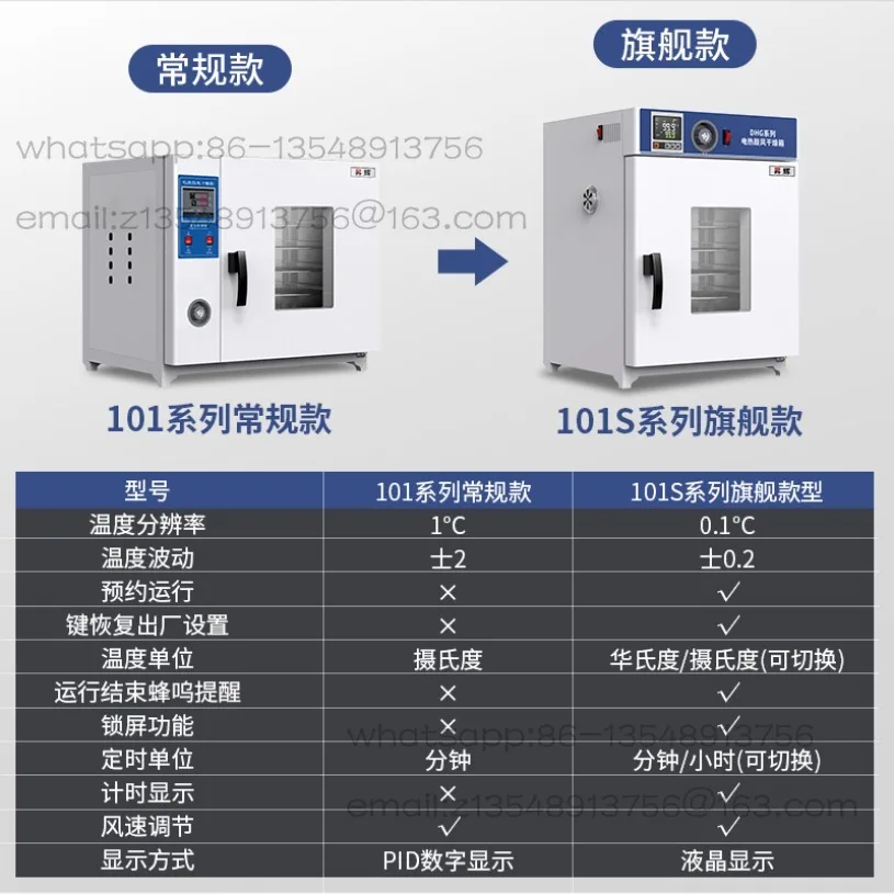 

Electric constant temperature blast drying oven laboratory small oven factory direct sales