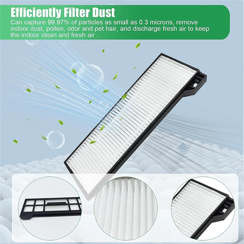 AT28-для пылесоса Eufy X10 Pro Omni, запасная часть, основная боковая щетка, фильтр Hepa, швабра, тканевые мешки для пыли