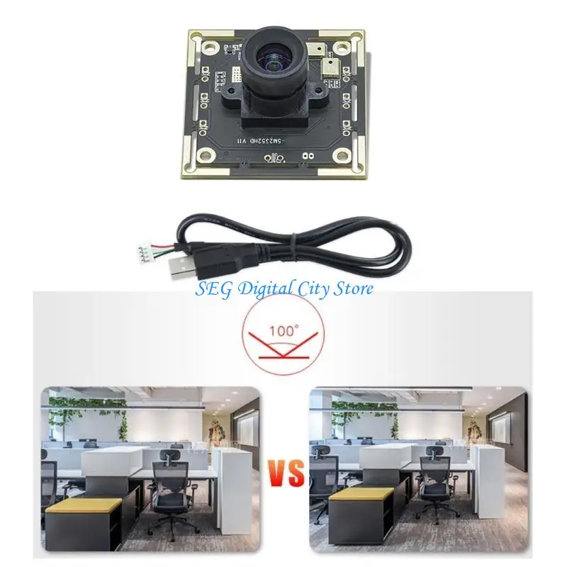 

U75B 5MP IMX335 Camera Module 68/100 Degrees View USB Driver Webcam YUY2 Adjustable