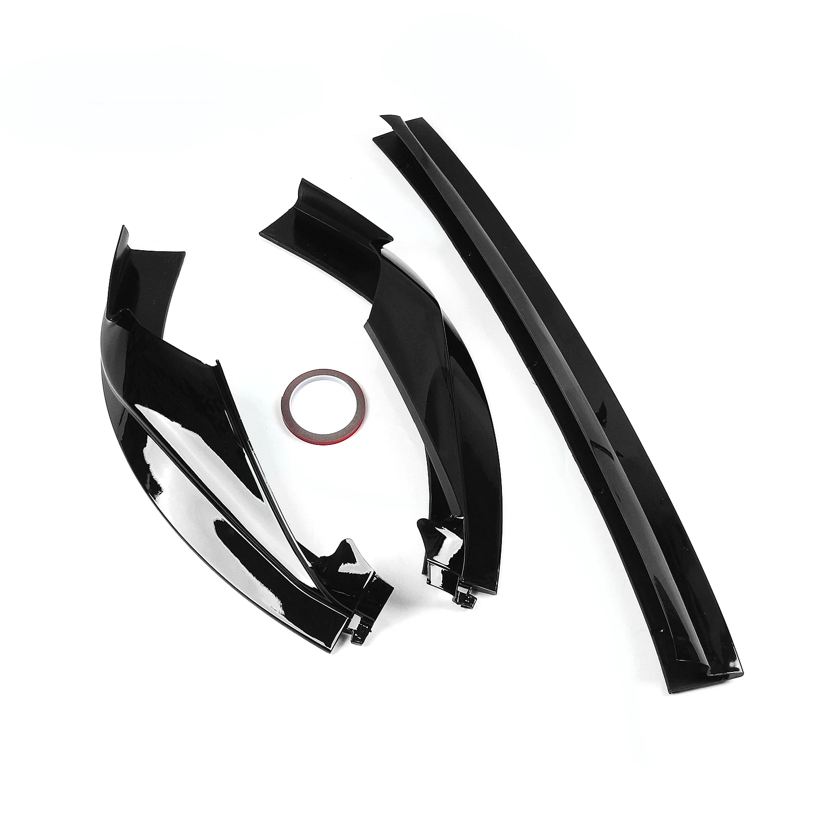 3pcs Car Front Spoiler Lip Lower Splitter Protector For Lexus IS200t IS300 IS300h IS250 IS350 Sedan F-Sport Bumper 2014-2016 view 4