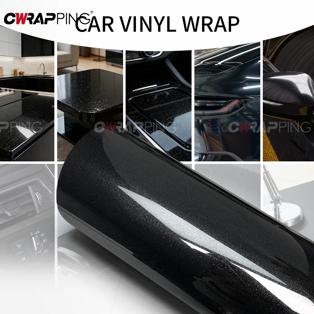 

Черная виниловая пленка для оклейки автомобилей и мотоциклов, самоклеящаяся, водонепроницаемая, большая наклейка, пленка для оклейки авто, графические декоративные элементы
