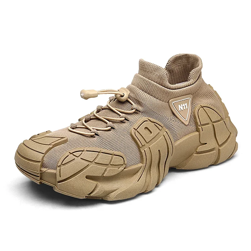 

Men's motorcycle shoes, socks, flying woven breathable casual shoes, men's shoes
