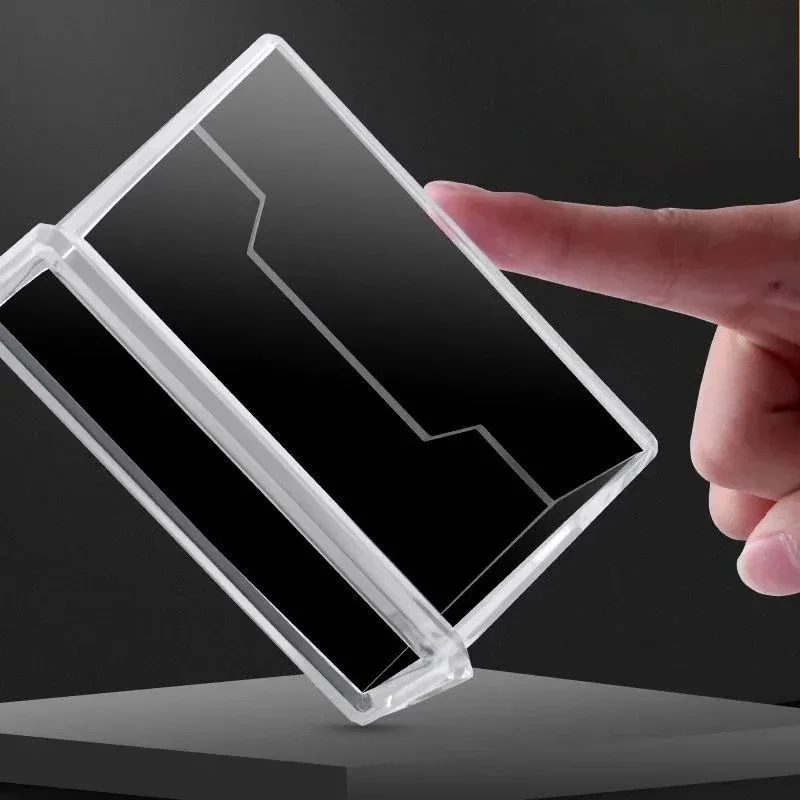 

Creative Transparent Acrylic Card Storage Box, Large Capacity Business Card Box