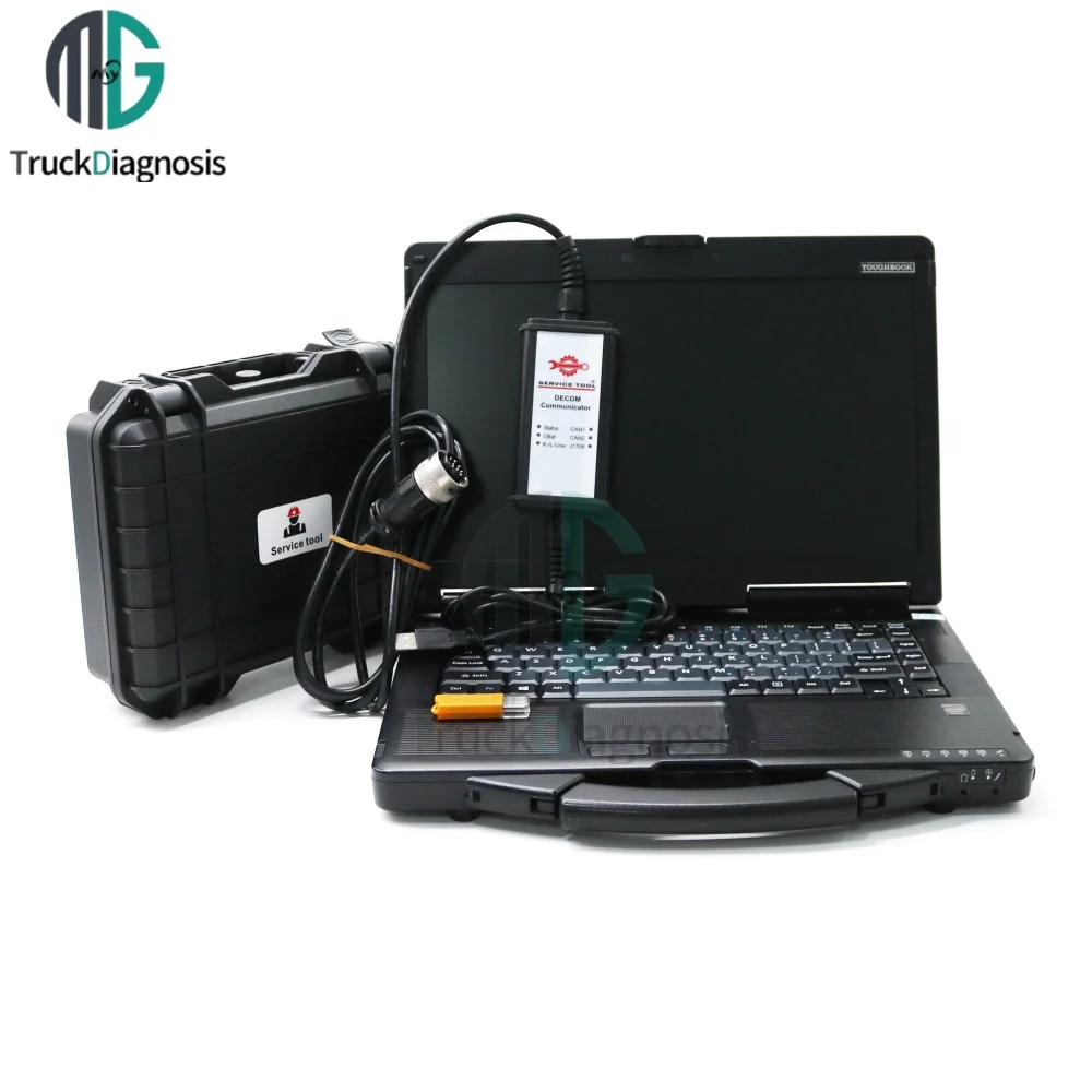 for DEUTZ Key Dongle Diagnostic Kit with Laptop EMR Communicator for Deutz Decom SerDia 4.0 Level6 Deutz Diesel Diagnostic Tool