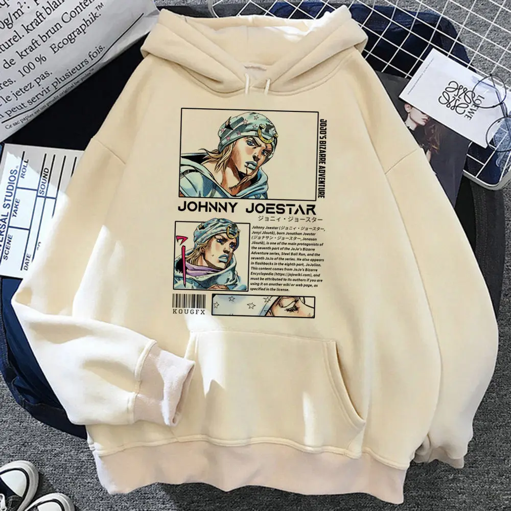 Jojo Bizarre Adventure Steel Ball Run hoodie anime sweater designer female sweatshirts Y2K athleisure patterned designer