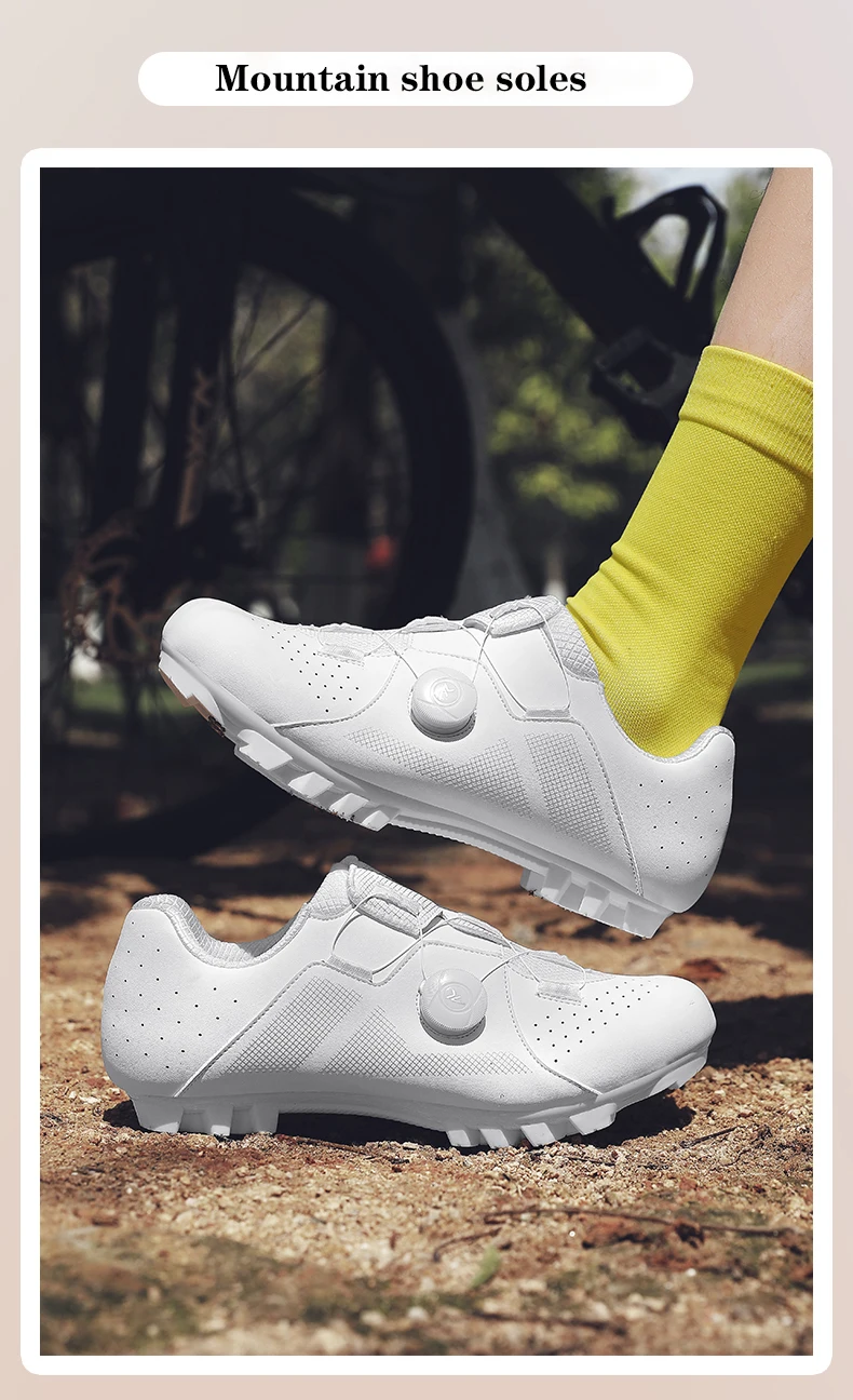 2025 Fahrradschuhe Rennrad Herren Damen Große Größe bis 48 # Racing SPD Cleat Professionelle selbstsichernde MTB-Fahrrad-Sneaker Unisex – Detail 12