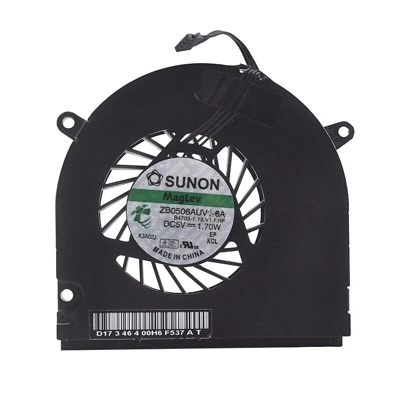 PP+ CPU Cooling Fan For Apple MacBook Air Pro A1278  Late 2008 Mid 2009  2011 2012