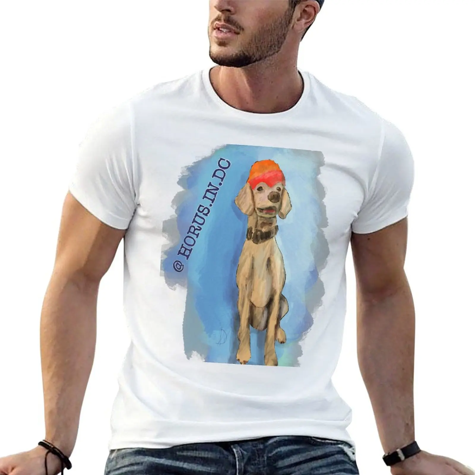 

- for HORUS.IN.DC cotton shirts t cotton man sitting percent shirt t and 100% 100 treats! waiting for T-Shirt