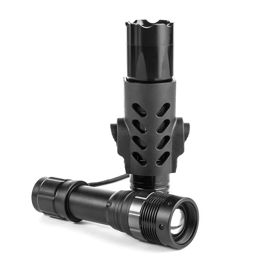 Universal Torch Carry Case, Adjustable Flashlight Holder, Tactical Flashlight Holster for Duty Belt Outdoor Flash Light
