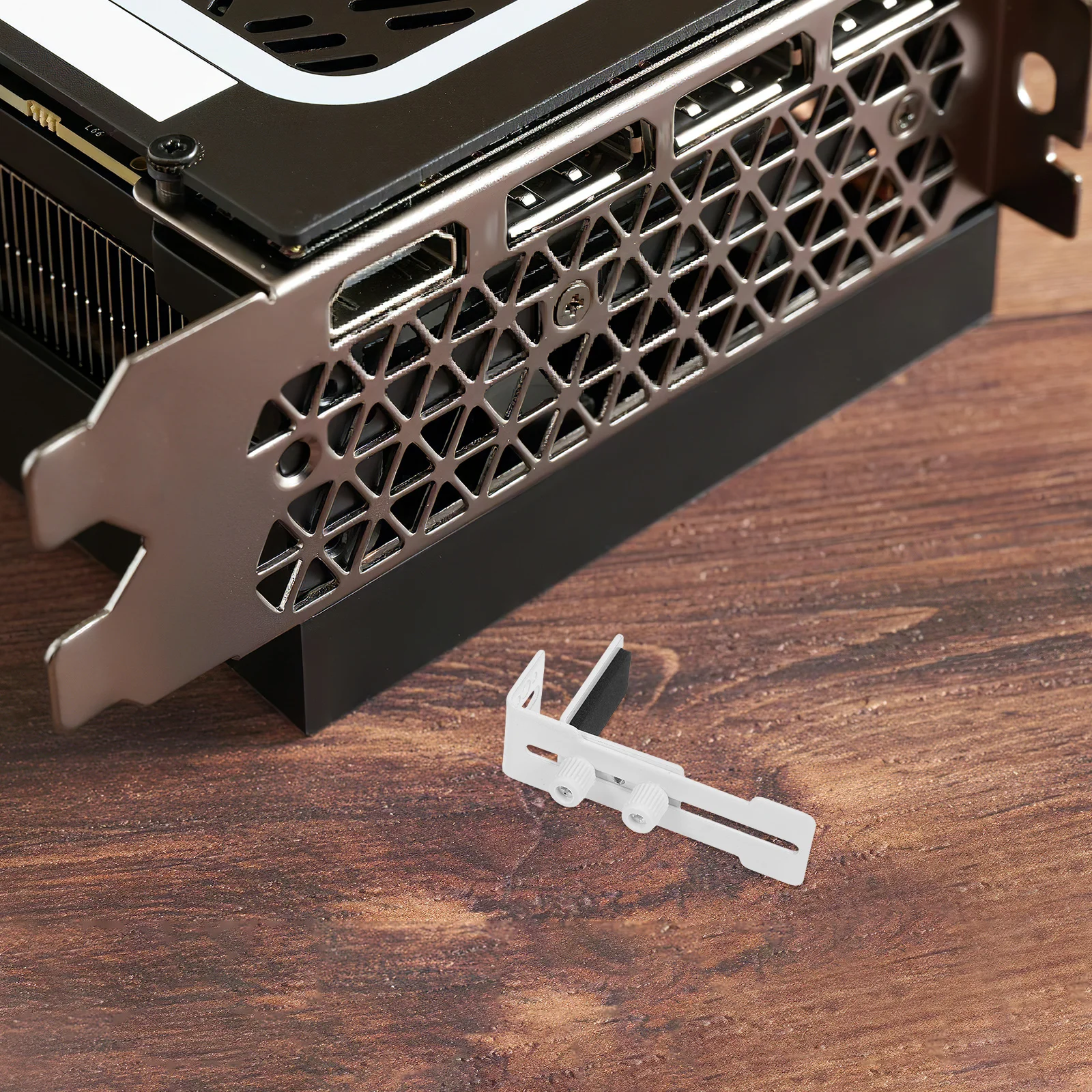

Computer Stand GPU Sag Bracket Fan Case Holder Radiator Cooling Mounting Brackets Stable Reliable Easy Installation