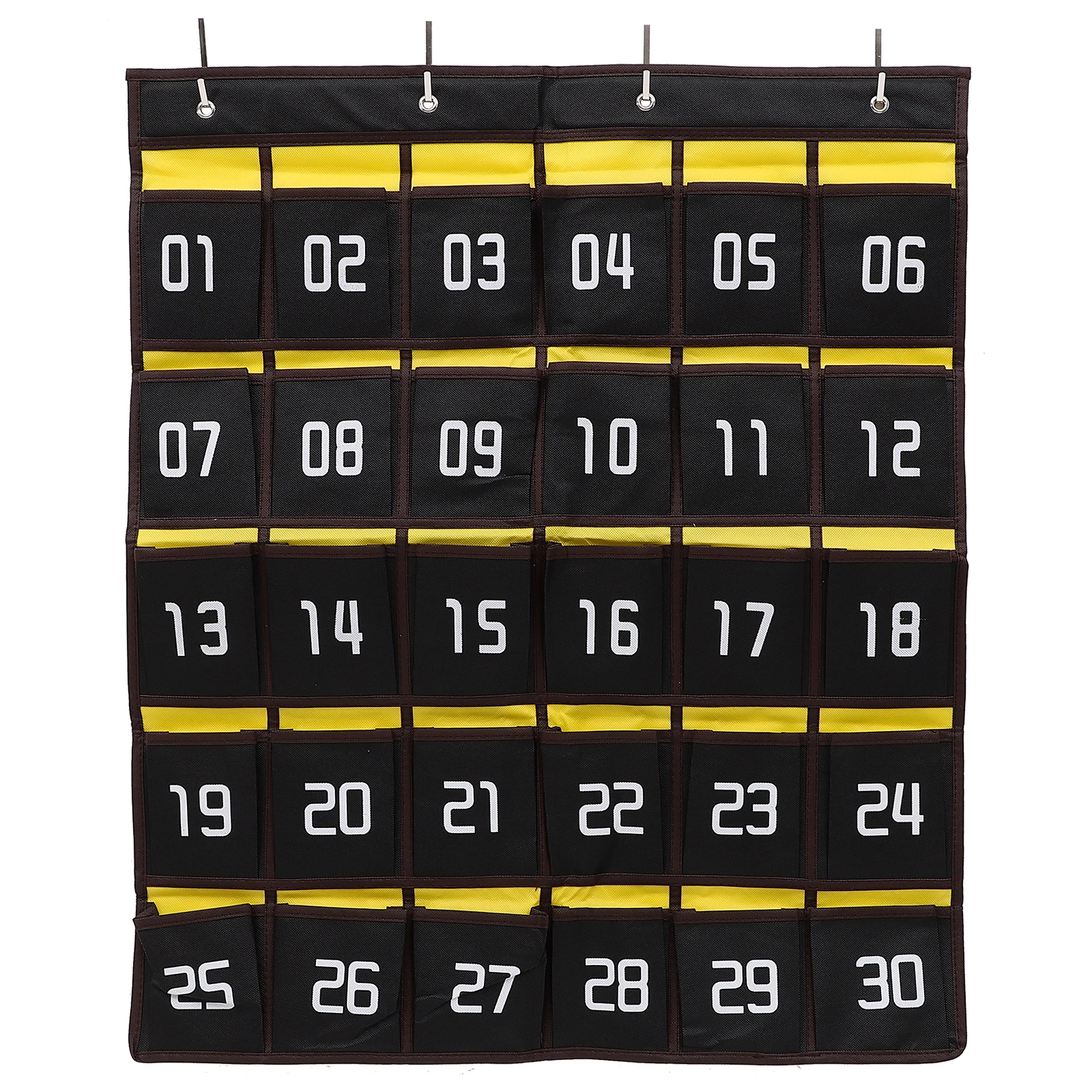 

30 Pockets Cell Phone Storage Bag Wall Hanging ganizer for Classroom Dormitory Office Workshop PHONE HOLDER Numbered Chart