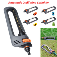 Automatic Oscillating Lawn Sprinkler 19 Hole Swing Sprinkler 4 Modes Watering Device for Home Garden Agricultural Irrigation