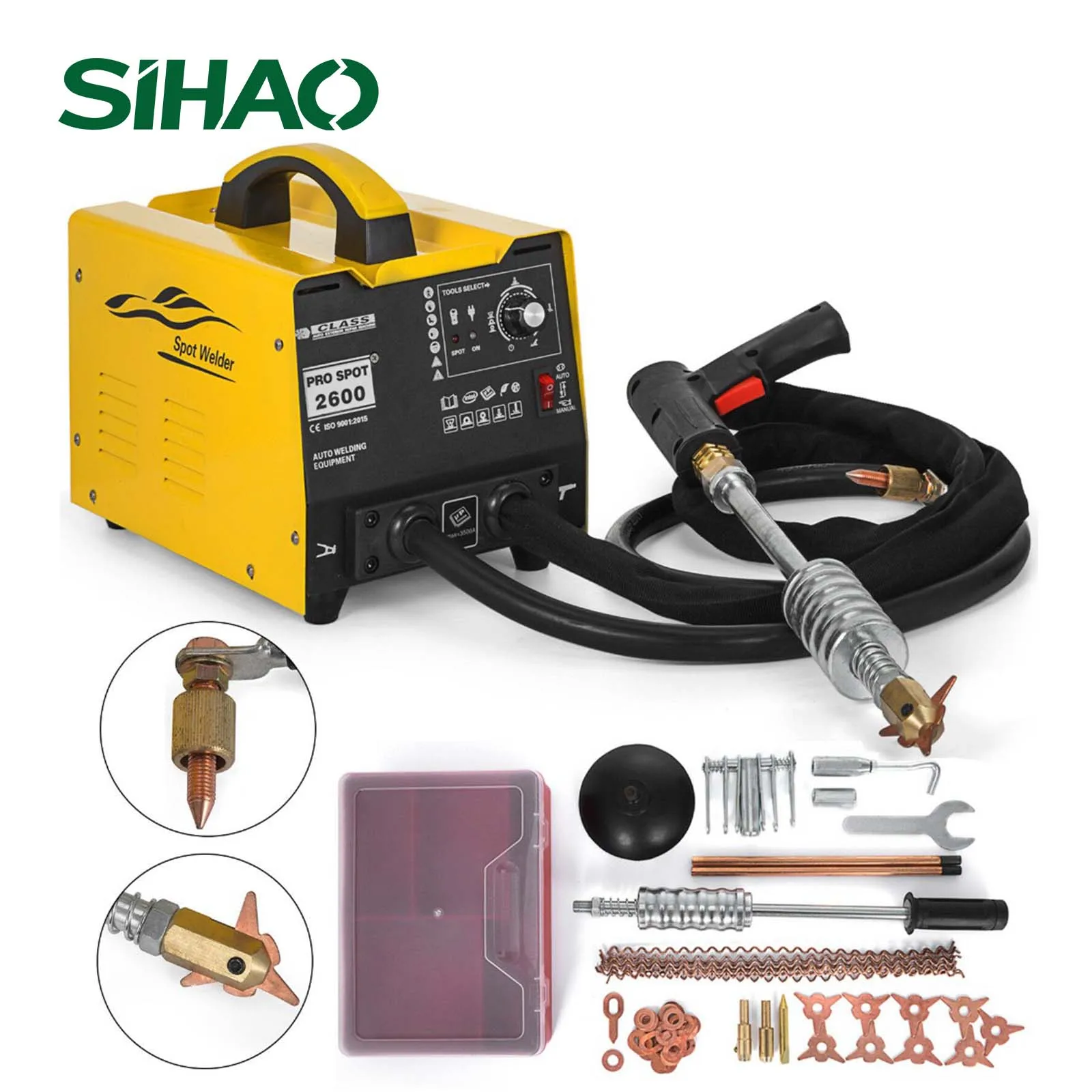 SIHAO Sheet Metal Repair Machine Spot Panel Spot Puller Dent Multispot Repair 220V Car Dent Repair Kit