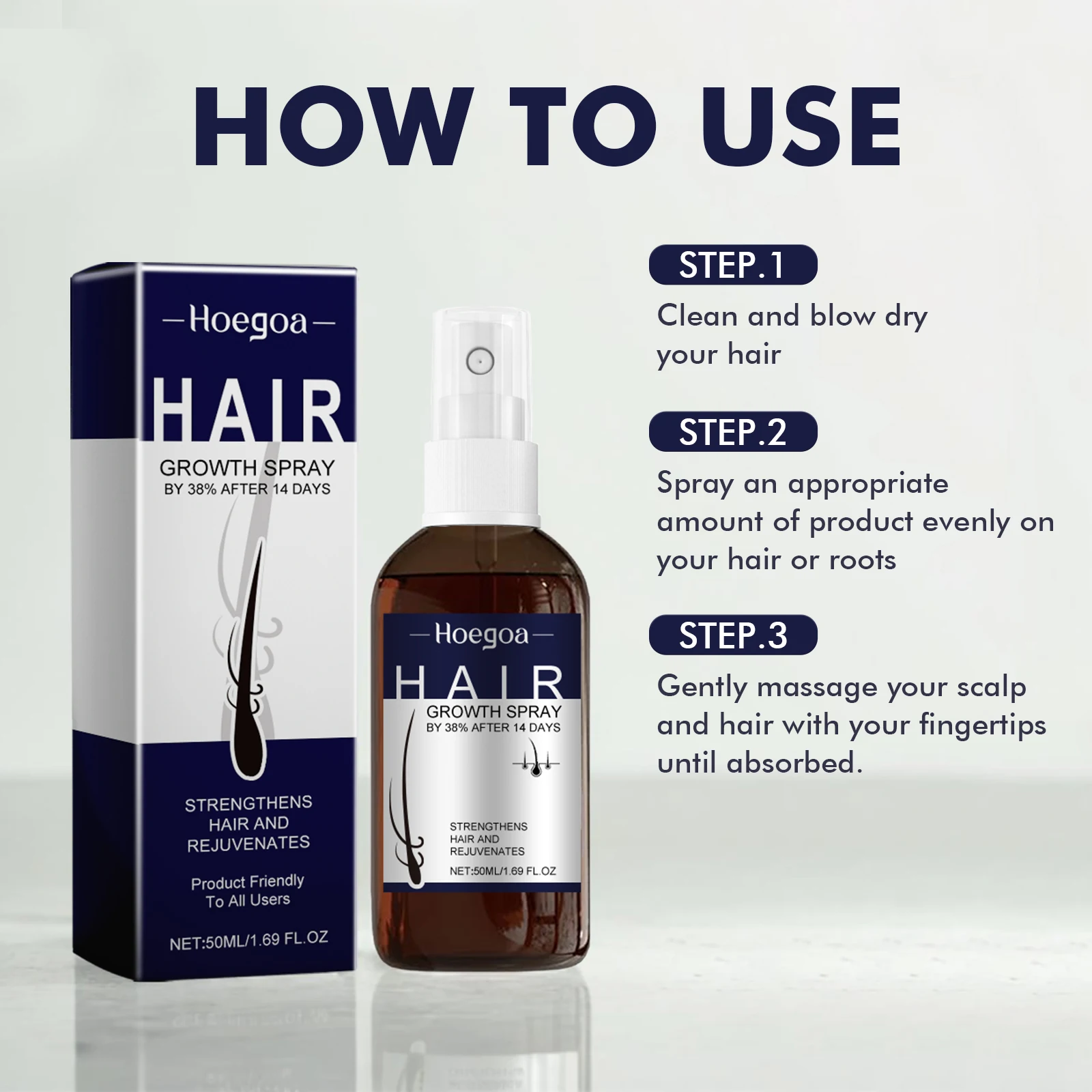 Haargroei Spray Voorkomen Kaal - Hair Scalp Massager recensie en prijs
