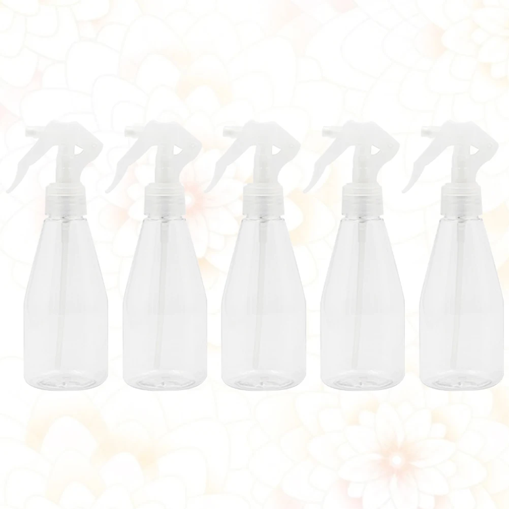 5 pz Mini Bottiglie Spray 200 Ml Contenitori Vuoti Trasparenti Da Viaggio Per Olio Essenziale Profumo Spruzzatori Nebbia Portatili
