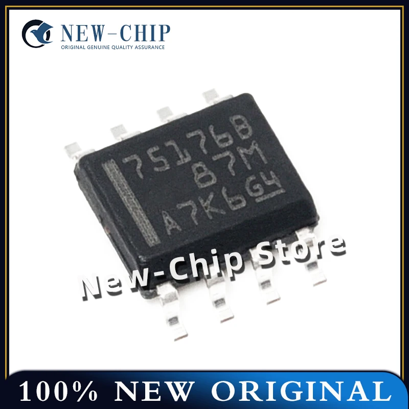 

50 шт.-1000 шт./лот SN75176BDR 75176B SOP-8 новый оригинальный