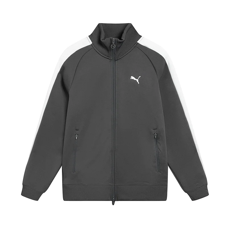 

Puma Dark Gray Men's and Women's T7 Sports Casual Knitted Jacket 63185844