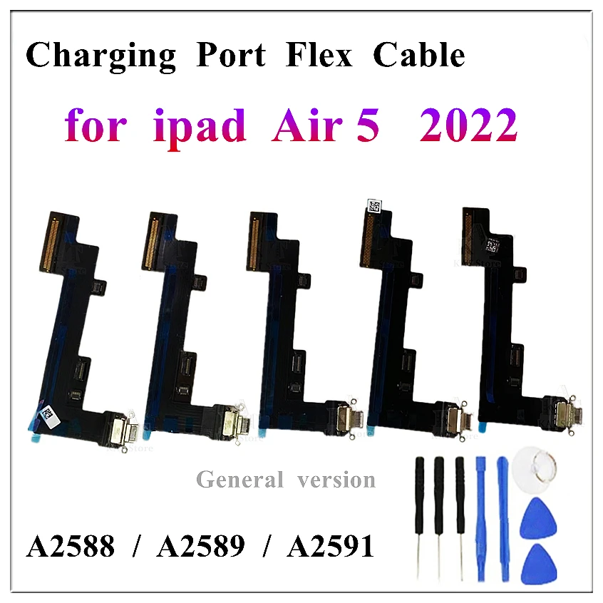 1Pcs Air5 Charging Charger Dock Port Connector Flex Cable for iPad Air 5 2022 10.9 Inch Same As Air4 Replacement Parts