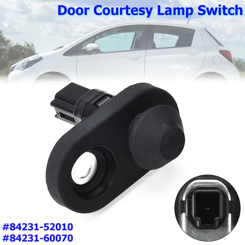 

Car Front Door Courtesy Light Switch 5*2.5*5.5cm Lamp On-off Black 84231-60070 84231-52010 Fits Lexu Vehicle Accessories
