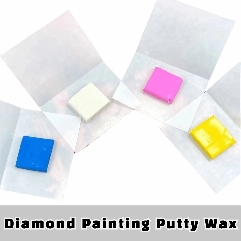 

1/2PCS Silicone Diamond Painting Clay Cross Stitch DIY Embroidery Accessories Diamond Art Putty Clay 3x3cm Fragrant Scented