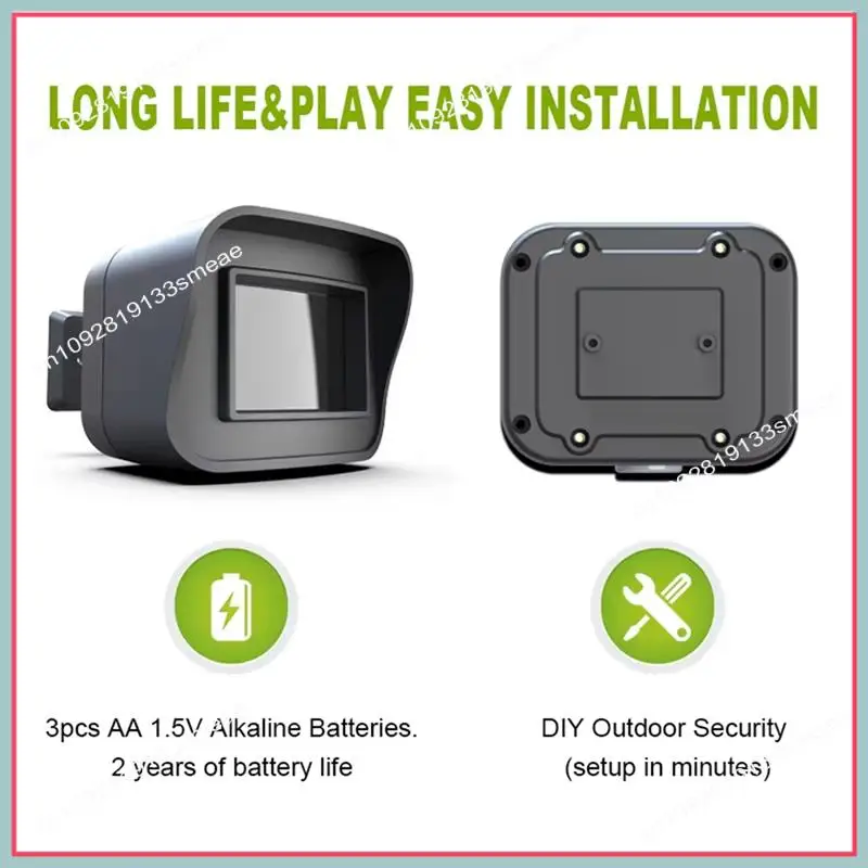 

N94R умный дом безопасности открытый атмосферостойкий Wi-Fi датчик движения детектор-дистанционное управление через приложение для уведомлений Alexa