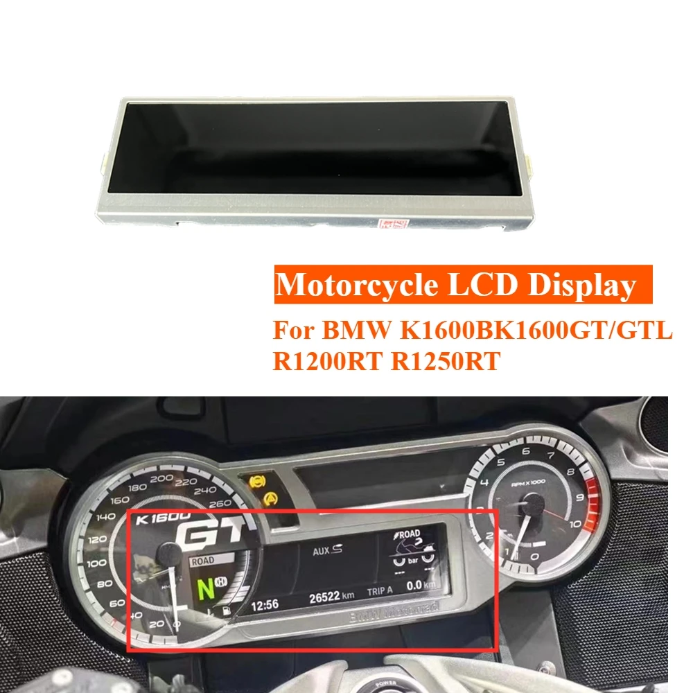 Motorcycle LCD Screen Display Panel For BMW K1600 B K1600 GT K1600 GTL K1600 GTL R1250 RT VDO Instrument 5.7 inch TFT LCD colour