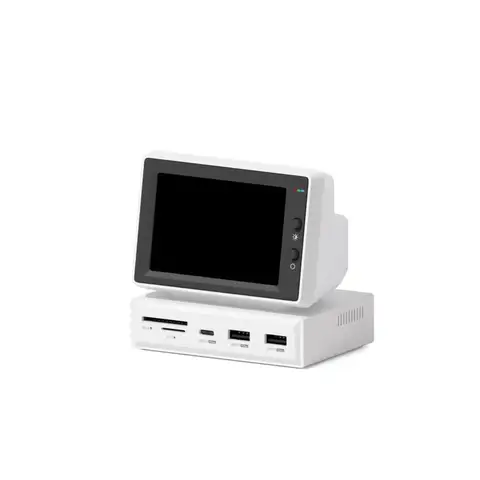Hagibis Mini pantalla IPS de 3,5 pulgadas AIDA64 Mini PC CPU RAM HDD Monitor de datos pantalla secundaria con concentrador USB C para ordenador portátil MacBook
