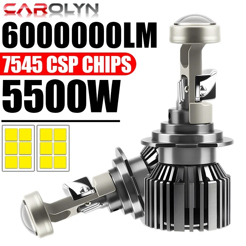 �y�Z�[�����zH7 H4 �L�����o�X�Ή� �ԗp�w�b�h���C�g �~�j�����Y H1 H11 9005 9006 HB3 HB4 LED�v���W�F�N�^�[�o���u 6000K ������/�o�C�N�p���C�g 12V �L�����o�X�G���[�Ȃ�