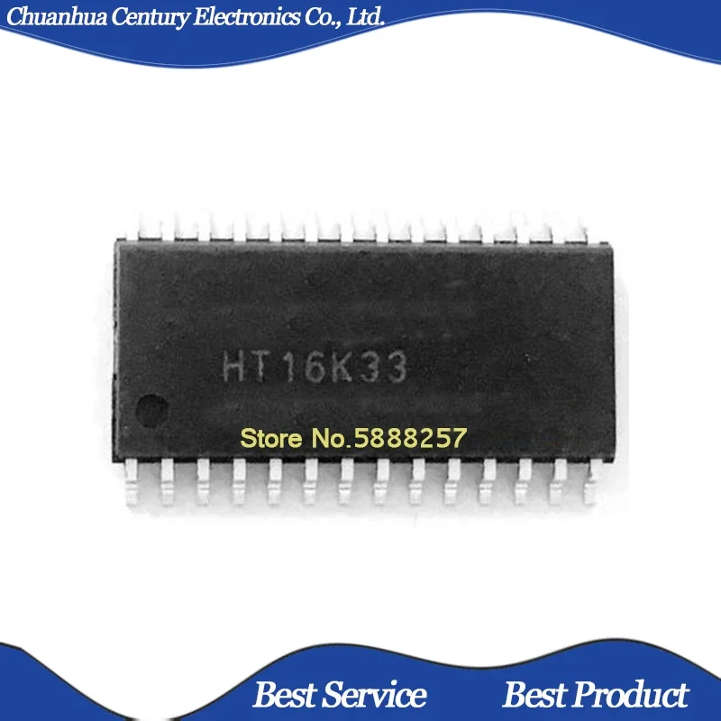 HT16K33 SOP20 SOP28 ، جديدة وأصلية ، متوفرة في المخزون ، 10 لكل لوت