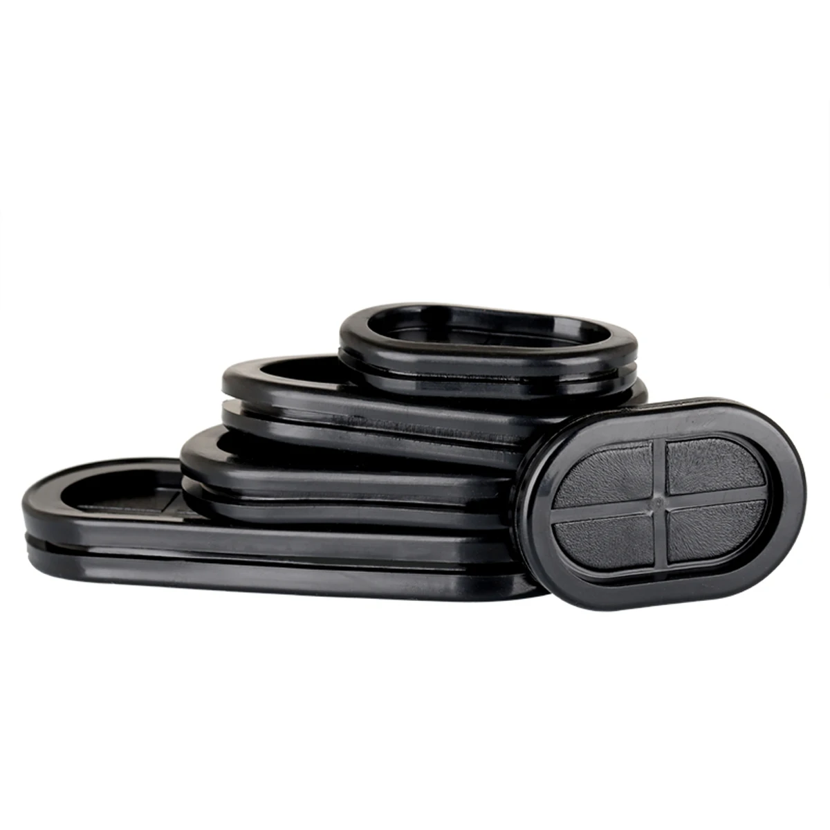 

Elliptical Double-sided Protective Coil Rubber Dustproof Sealing Ring Distribution Wire Environmental Protection Wire Sleeve