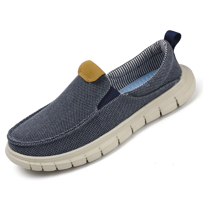 

Men Casual Canvas Shoes Mens Loafers Breathable Slip on Flats Male Vulcanized Shoes Driving Shoe Walking Sneakers Zapatillas