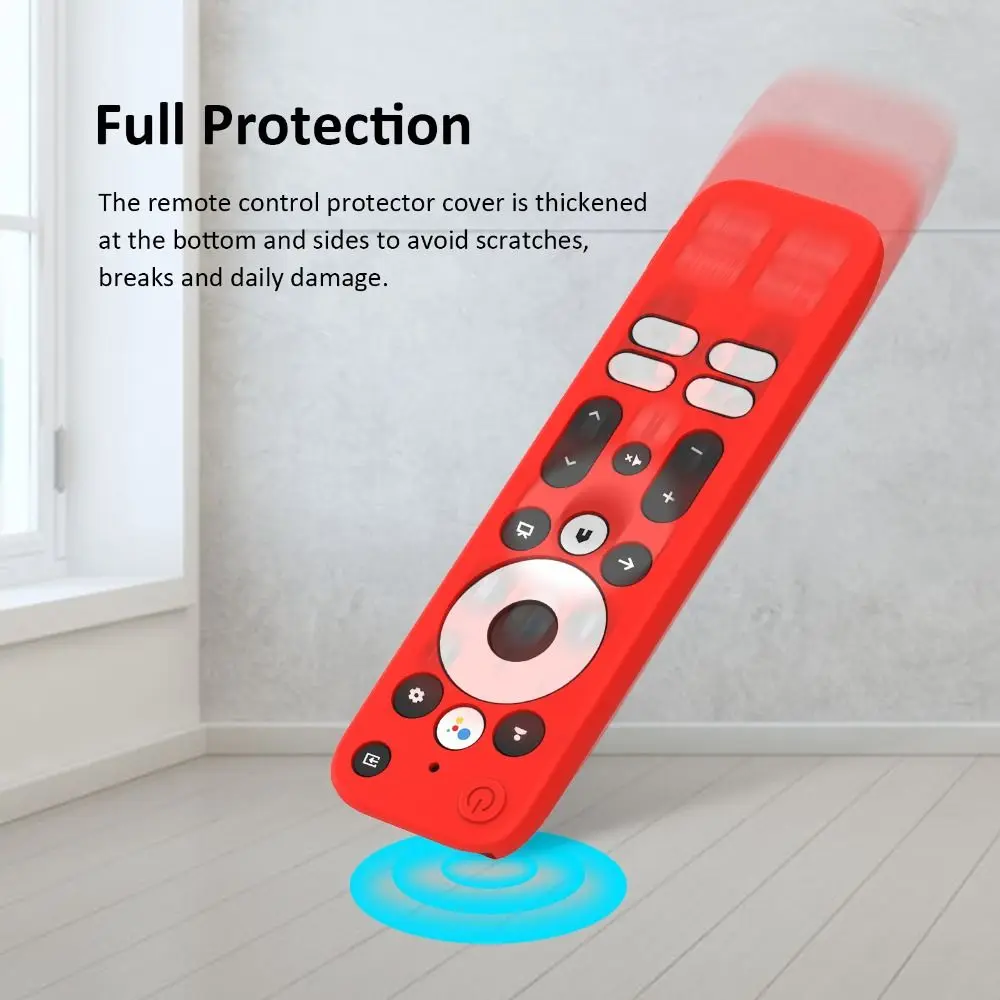 Skin-Friendly Remote Control Sleeve Washable Durable Glowing Case Dirt-resistant Silicone for MECOOL KD3 Android TV Stick