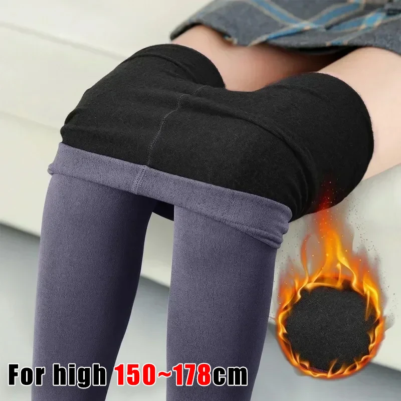 Womens Plush Lined Thermal Winter Pantyhose Tights Thick Sheer Velvet Stockings Warm Leggings Medias Para Mujer