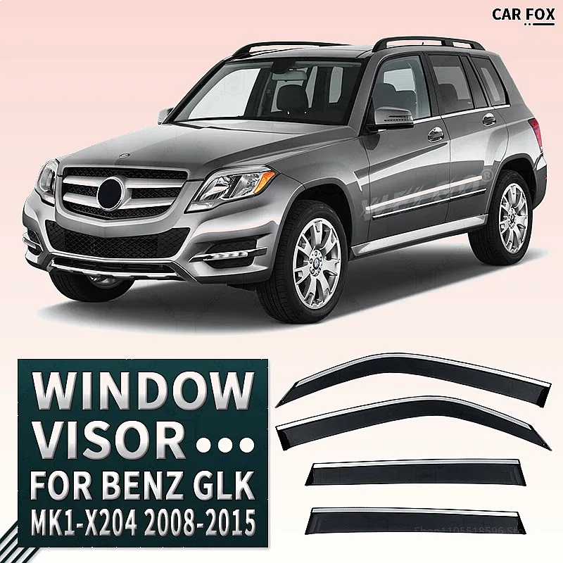 

For BENZ GLK X204 2008-2015 Car Window Visor Rain Sun Shade Side Windshield Awning Auto Accessories