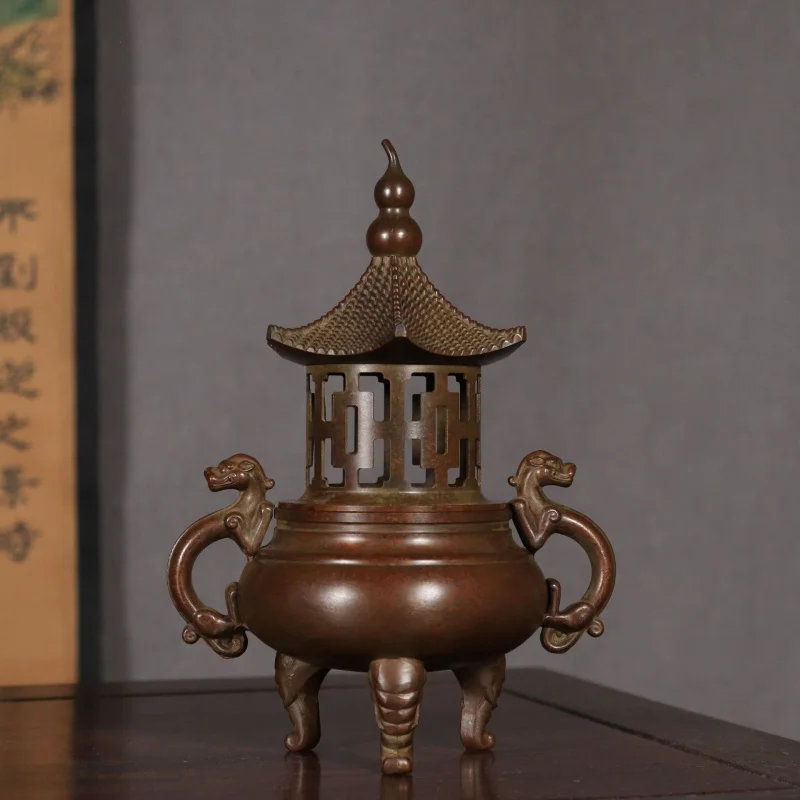Aromatherapy , pure copper , Suan Ni , brass , vintage-style incense burner, dis