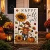 Happy Fall Y'All Garden Flag Double Sided Autumn Thanksgiving Garden Flag Scarecrow Garden Flags for Outdoor Lawn Indoor llz