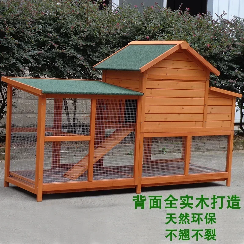 

Outdoor chicken cage breeding cage household large chicken coop pigeon cat dog rabbit pet house villa