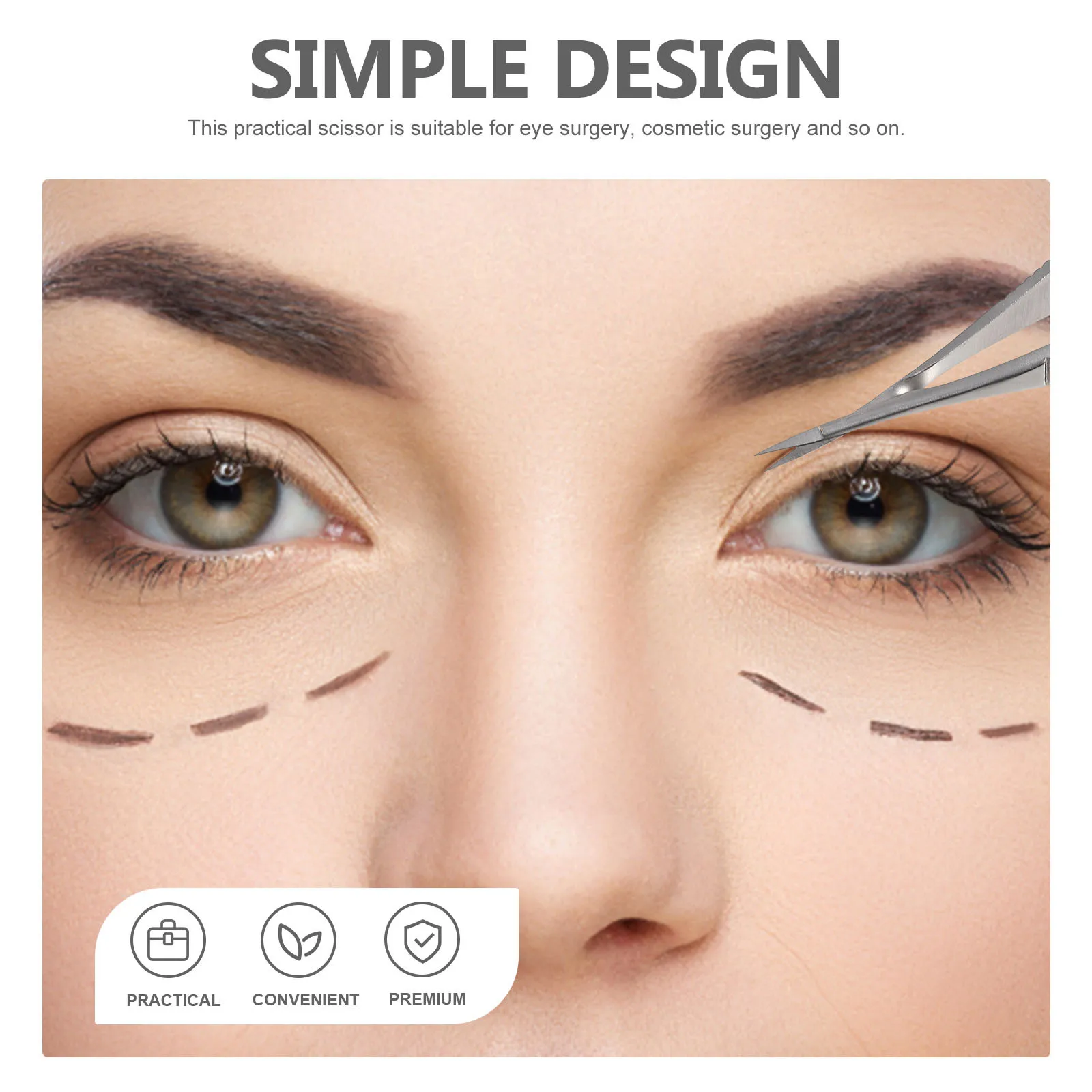 

Scissor Anti-Rust Medical Scissor Surgical Trimming Tool Premium Material Durable Easy to Use Hospital and Pet