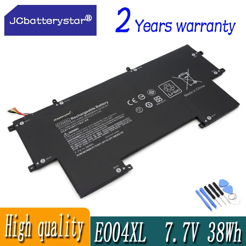 JCbatterysta EO04XL E004XL Battery For HP EliteBook Folio G1 Subnotebook Series 827927-1B1 827927-1C1 828226-005 HSTNN-I73C 38WH