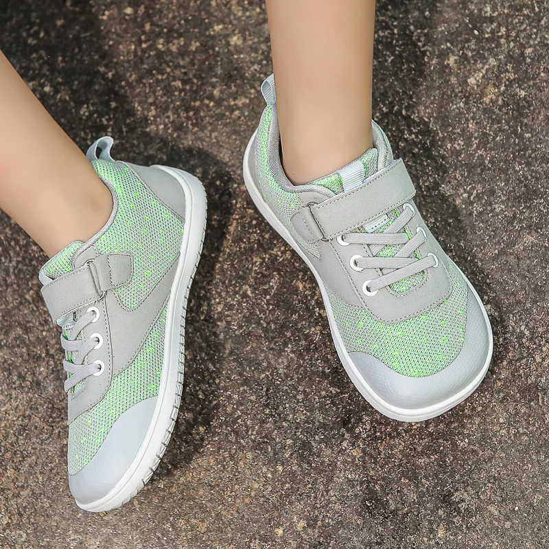 New Boys Girls Sneakers Kids Wide Barefoot Shoes Naturally Splay Shoes Toddler Little Big Kid New children's wide version anti